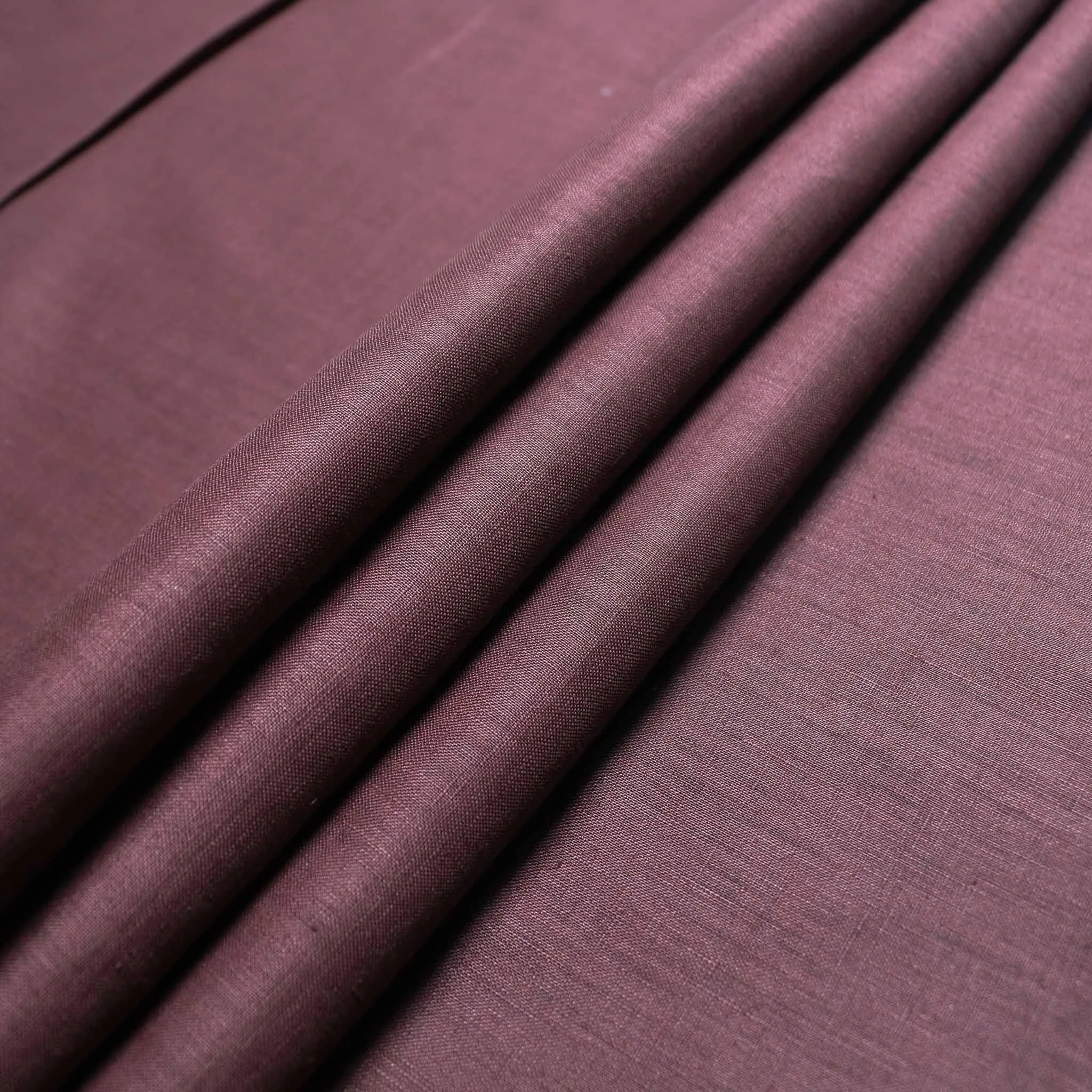 100% Linen fabric - Brown