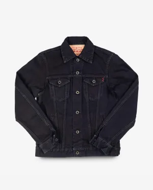 14oz Selvedge Denim Modified Type III Jacket - Indigo Overdyed Black