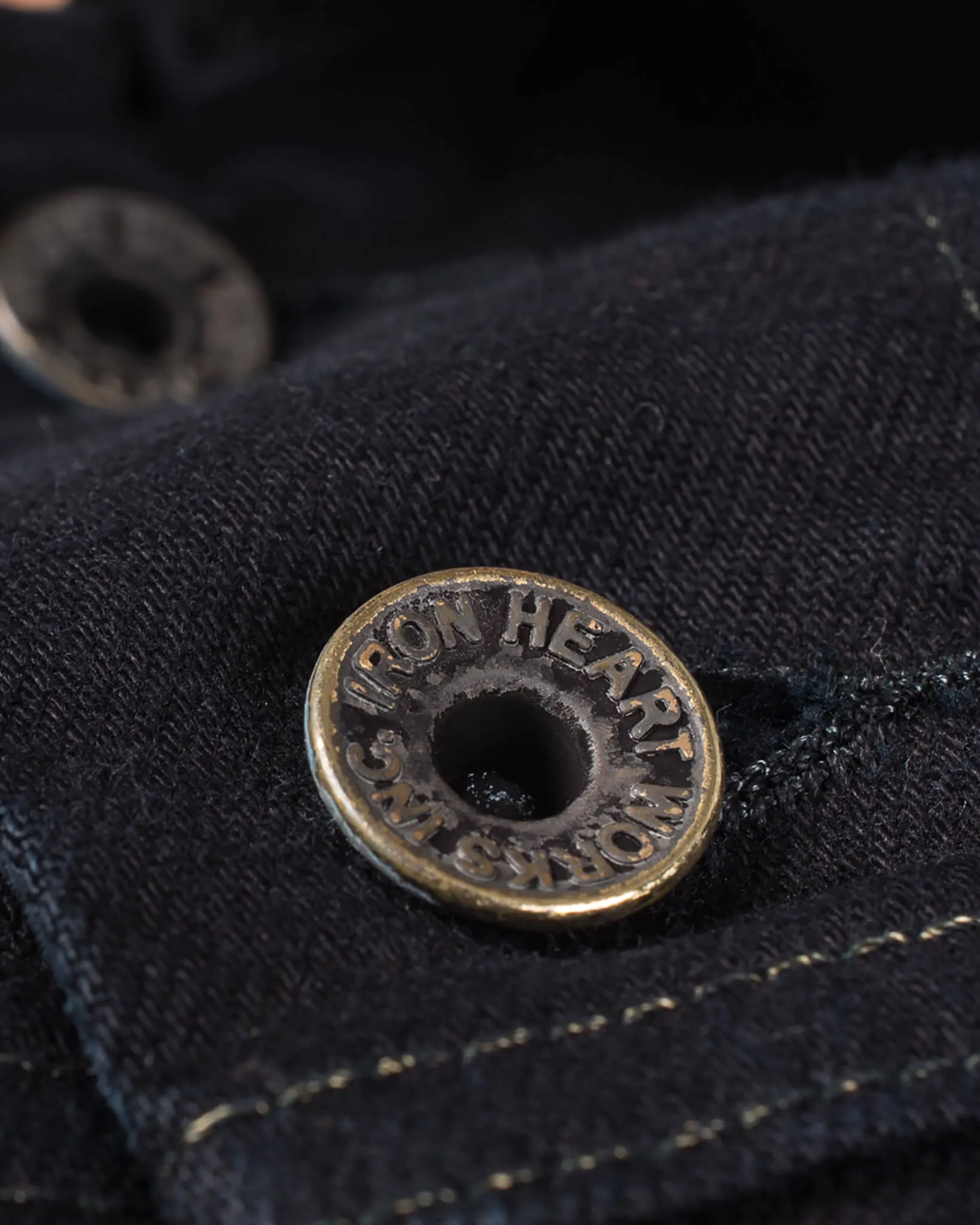 14oz Selvedge Denim Modified Type III Jacket - Indigo Overdyed Black