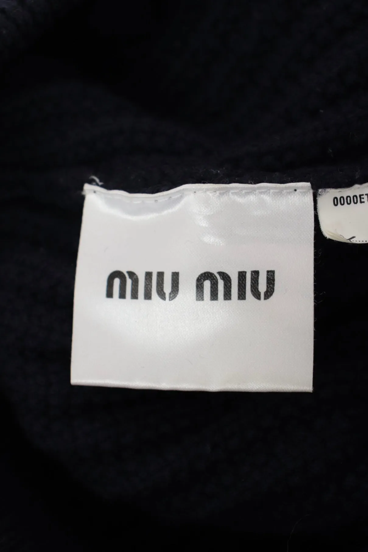 2016 Miu Miu Rib Knit Mini Skirt