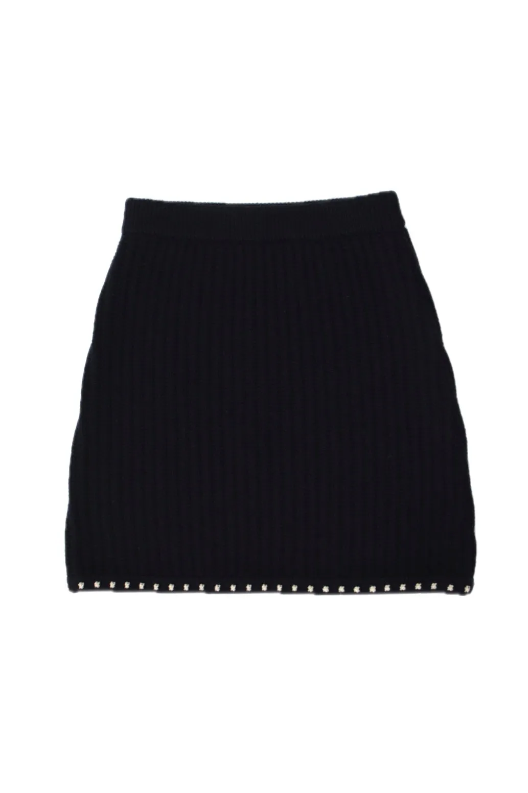 2016 Miu Miu Rib Knit Mini Skirt