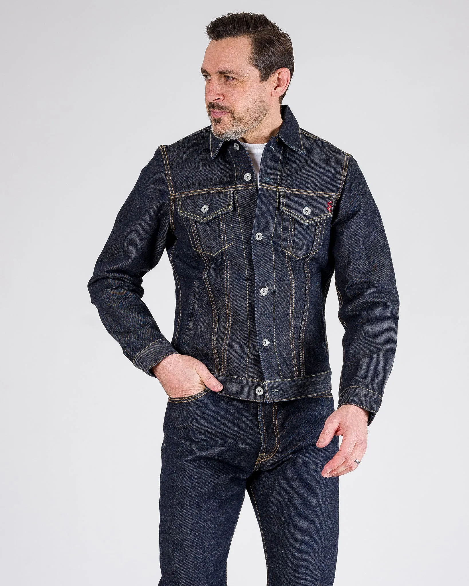 21oz Selvedge Denim Modified Type III Jacket - Indigo