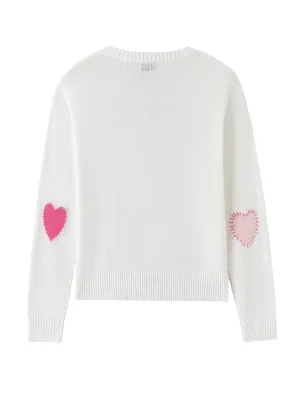 27 Miles Malibu - Cherise Sweater in Cloud white