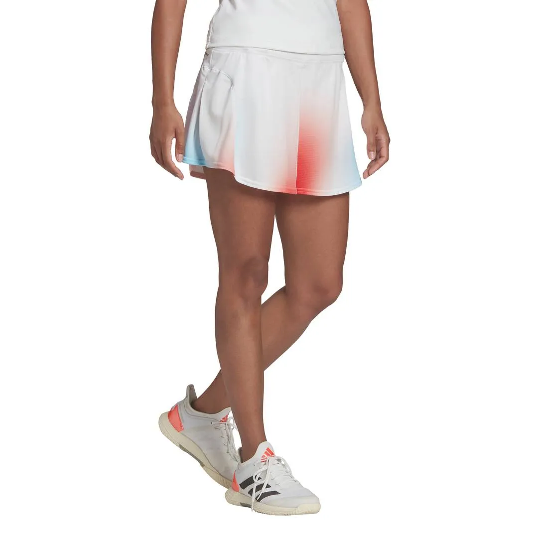 adidas Women's Mel Match Skirt (White/Black/Red)
