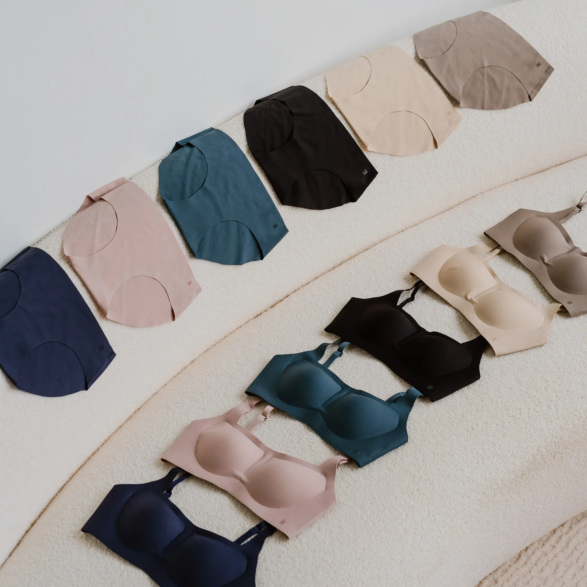 Air-ee Seamless Bra in Almond Nude - Square Neck (Signature Edition)