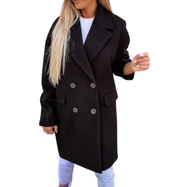Alison - Stilvoller Mid-Length Trenchcoat