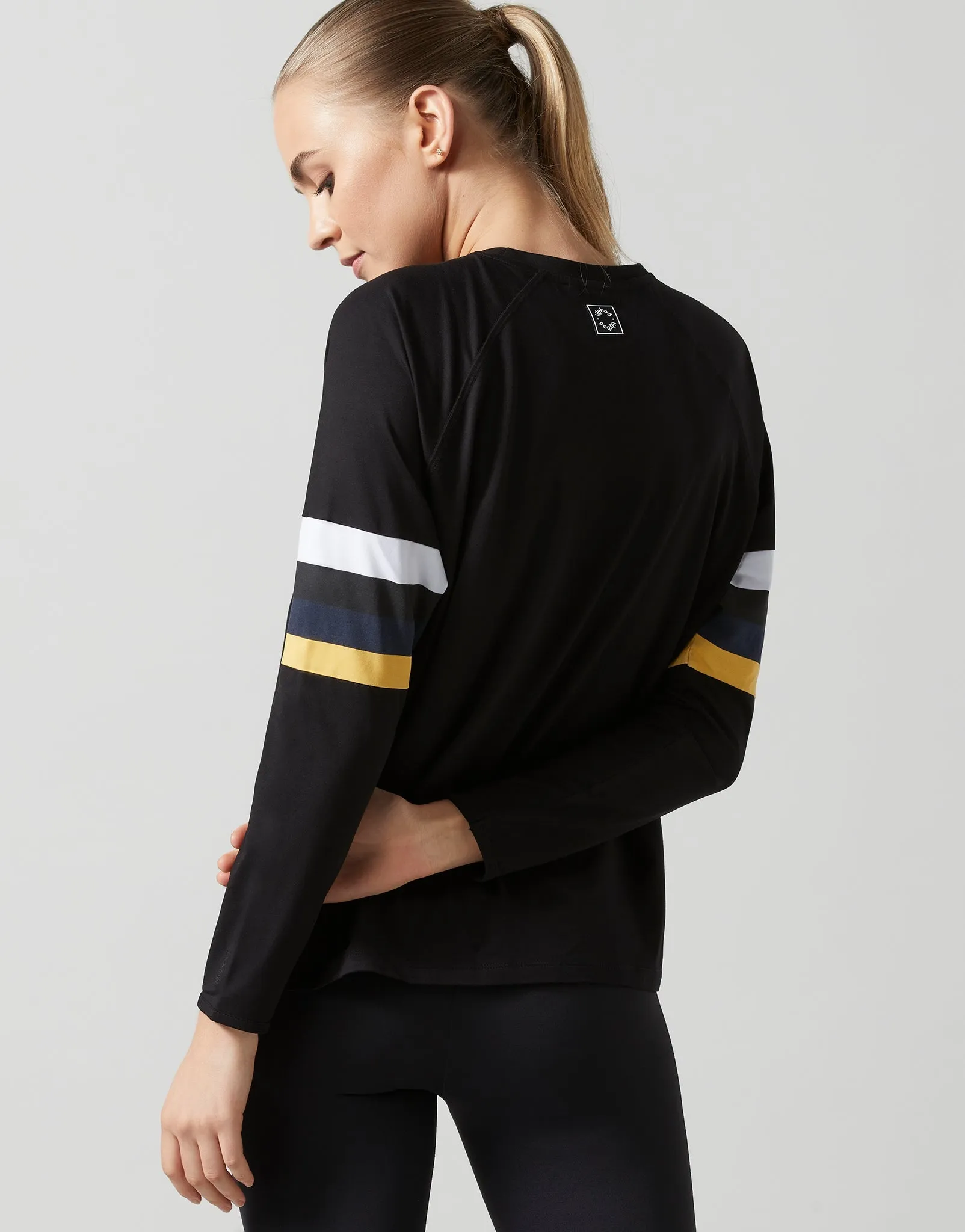 Anna Long Sleeved Tee in Black