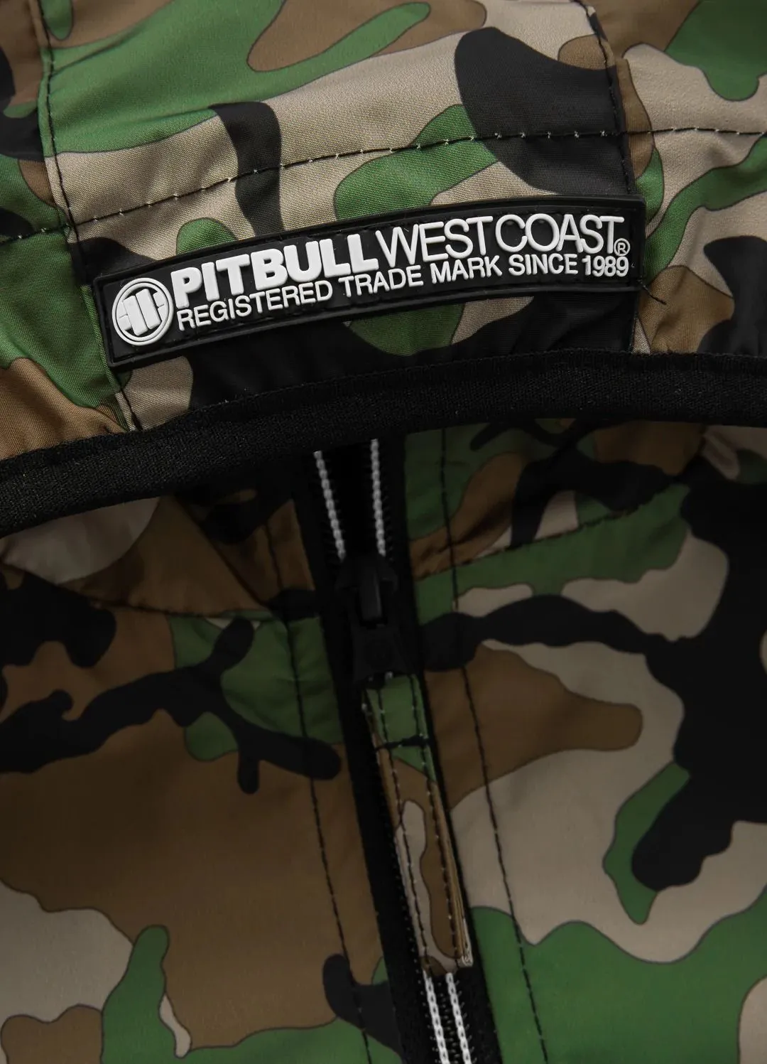 Athletic Sleeve Junior Hooded Jacket - Woodland Camo