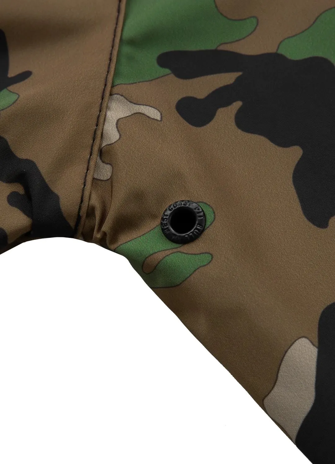 Athletic Sleeve Junior Hooded Jacket - Woodland Camo