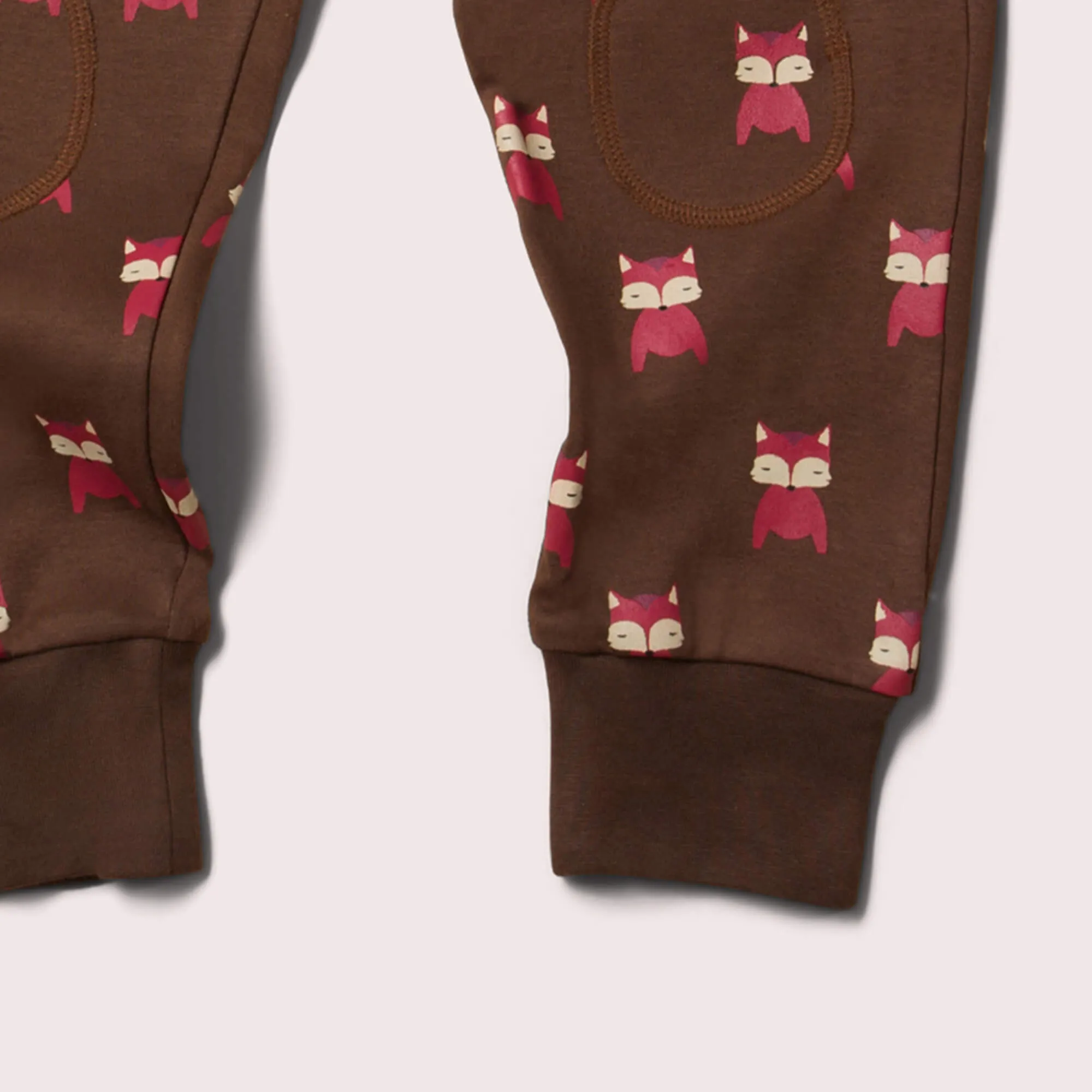 Autumn Foxes Cosy Knee Patch Joggers