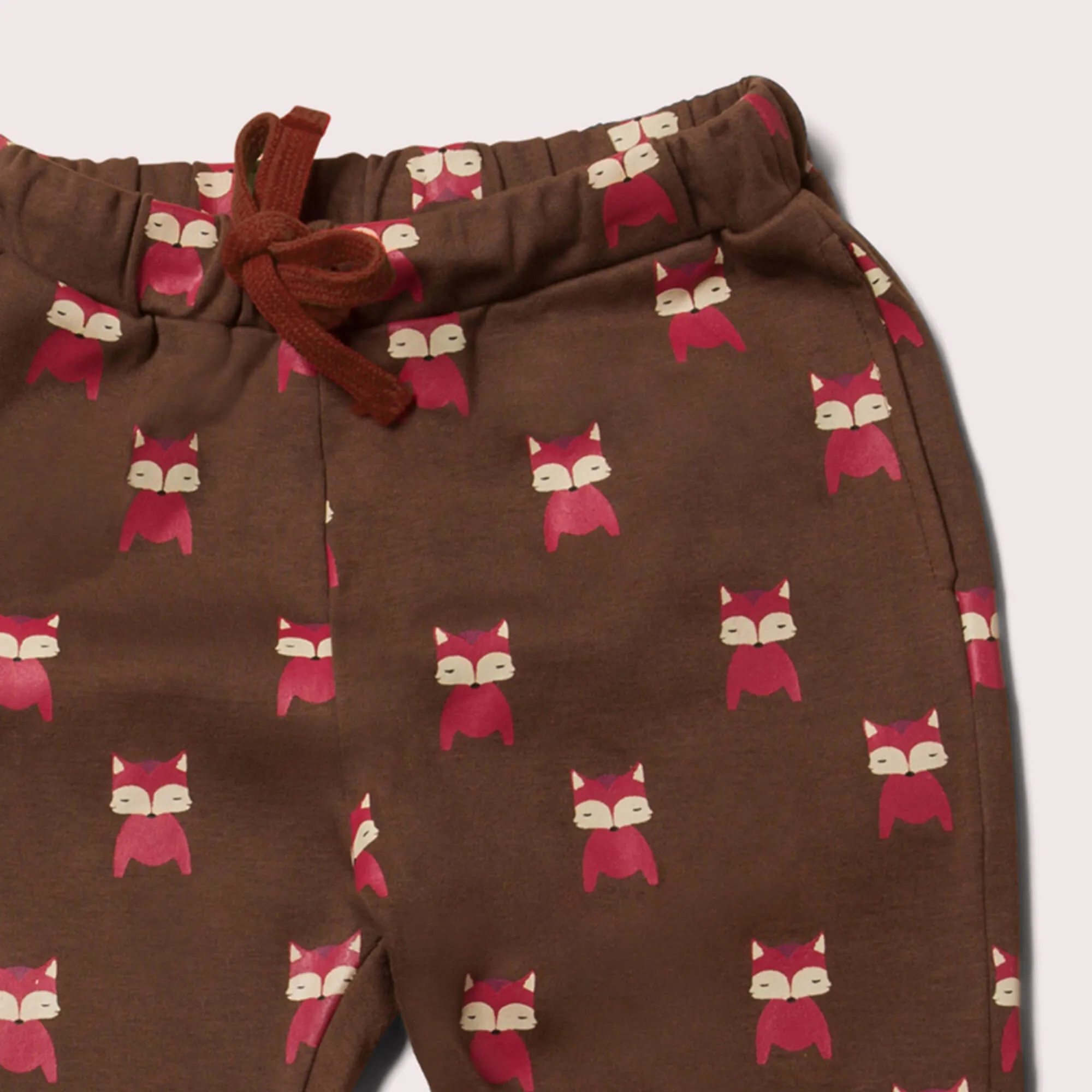 Autumn Foxes Cosy Knee Patch Joggers
