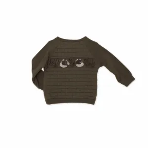 Baby Sweater // khaki // 0-3m // LAST ONE