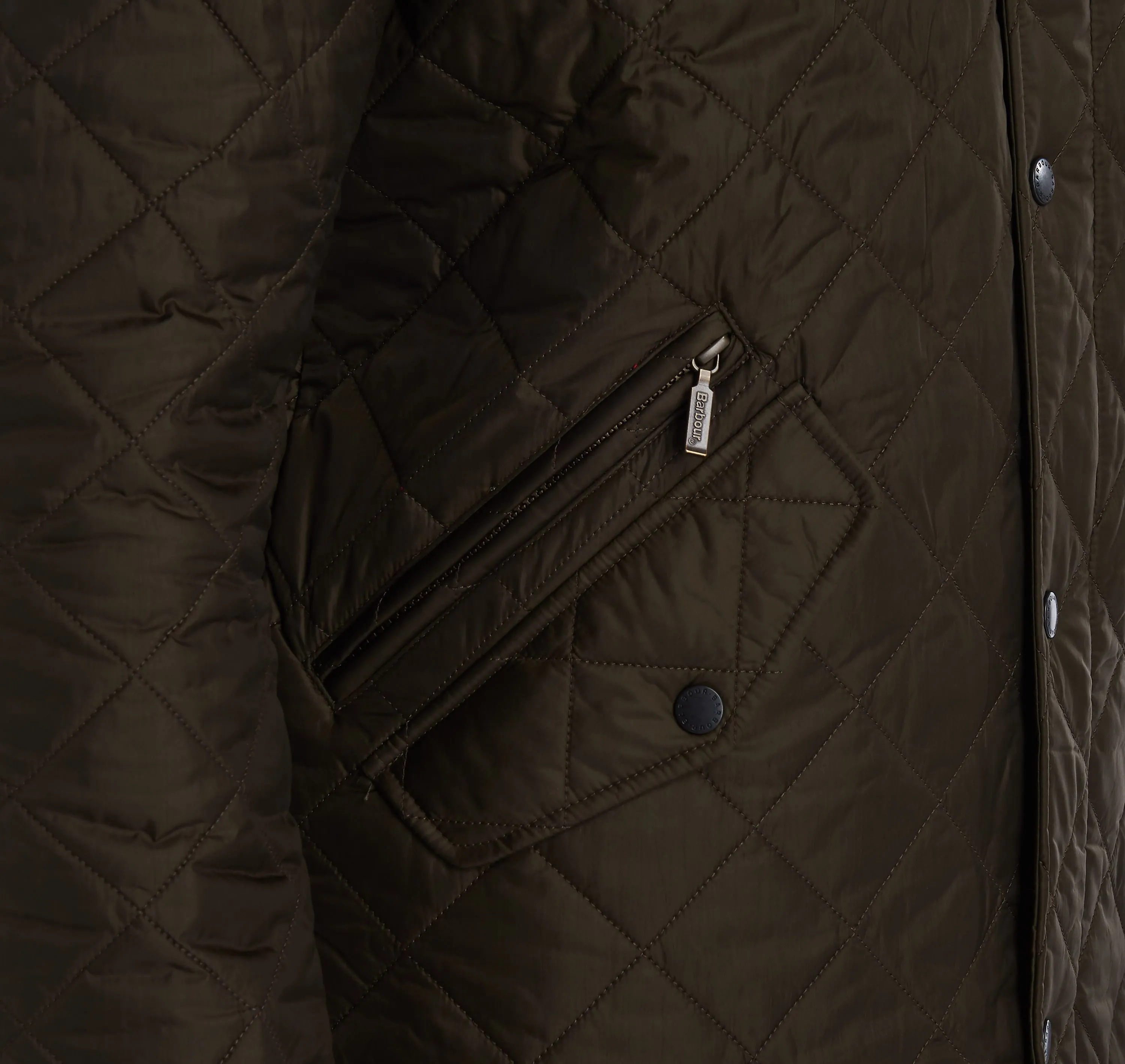 BARBOUR FLYWEIGHT CHELSEA QUILTED JACKET - OLIVE