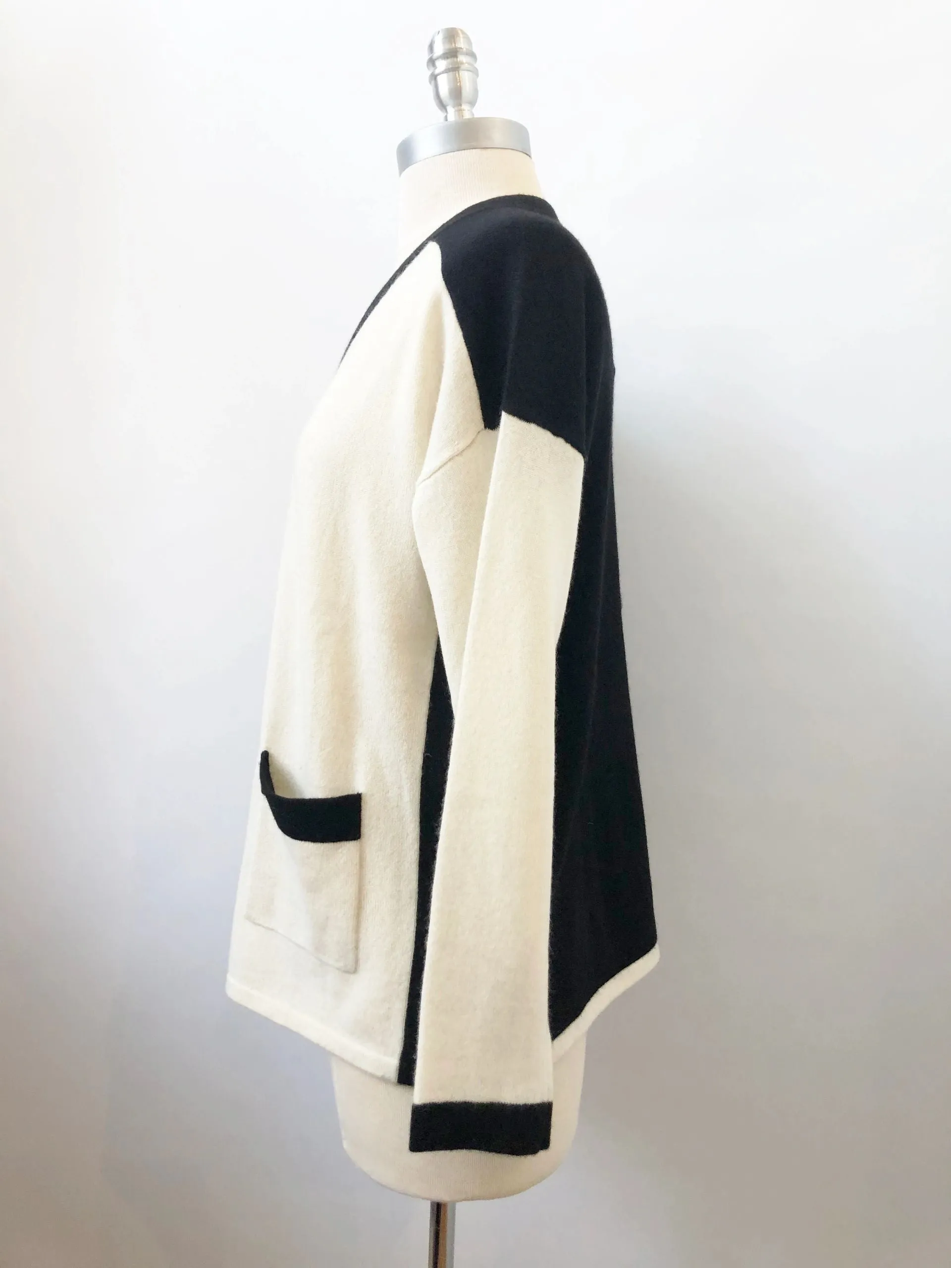 Belford Cashmere Two-Tone Sweater Size M