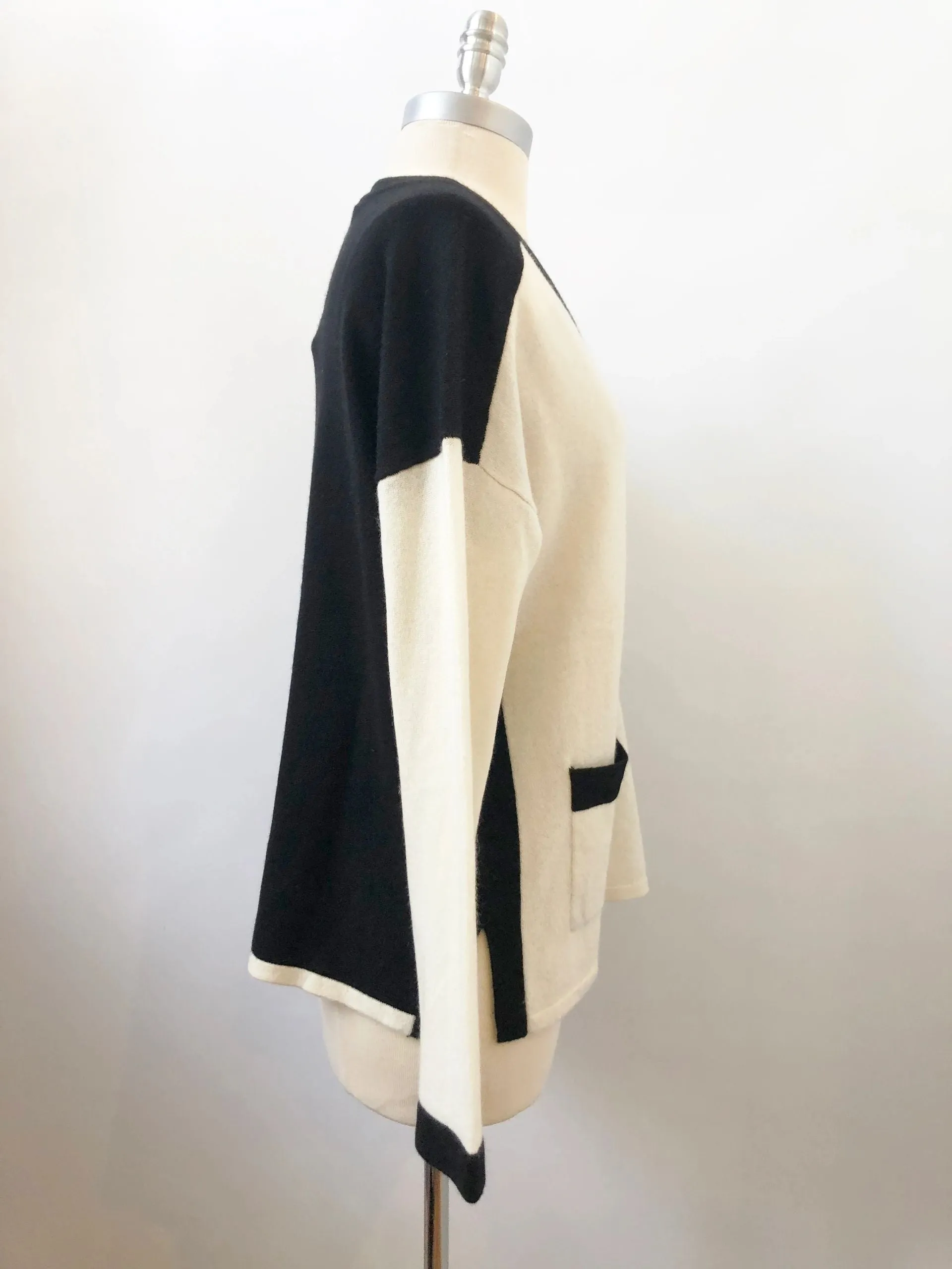 Belford Cashmere Two-Tone Sweater Size M