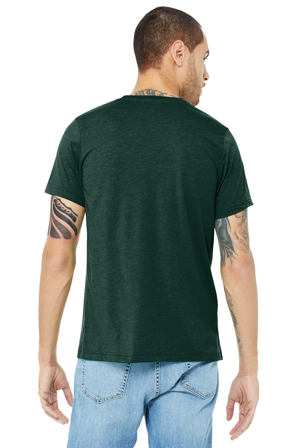 BELLA CANVAS  Unisex Triblend Short Sleeve Tee. BC3413 Emerald Triblend