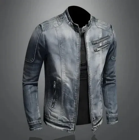 Benjamin - men's denim jacket with zip