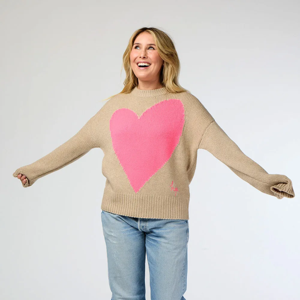 Benton Cashmere Sweater Imperfect Heart