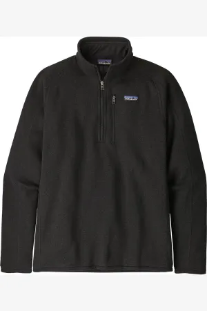BETTER SWEATER 1/4 ZIP - BLACK