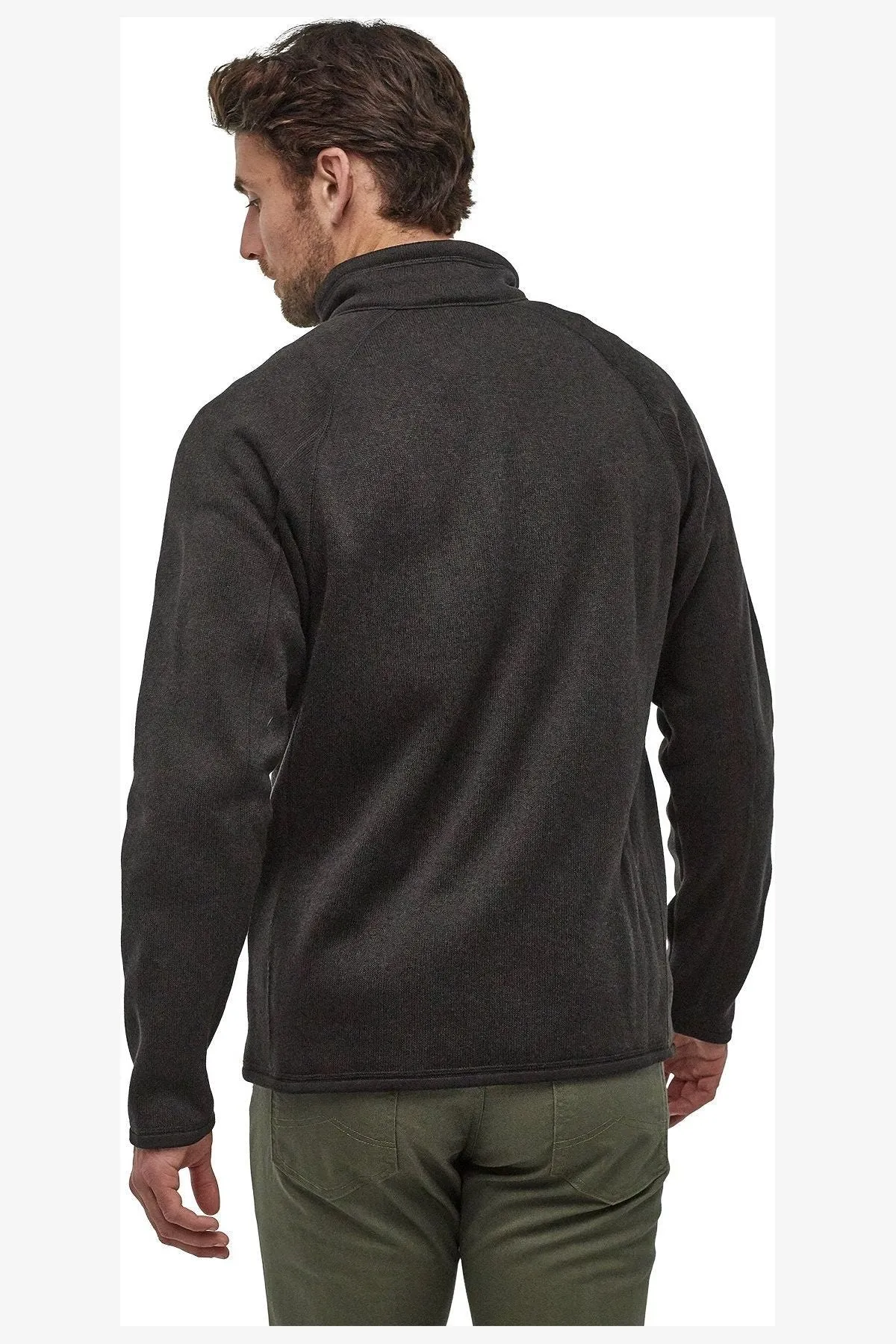 BETTER SWEATER 1/4 ZIP - BLACK