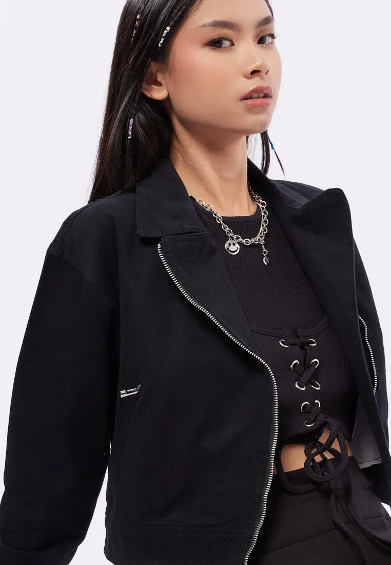Biker Denim Jacket