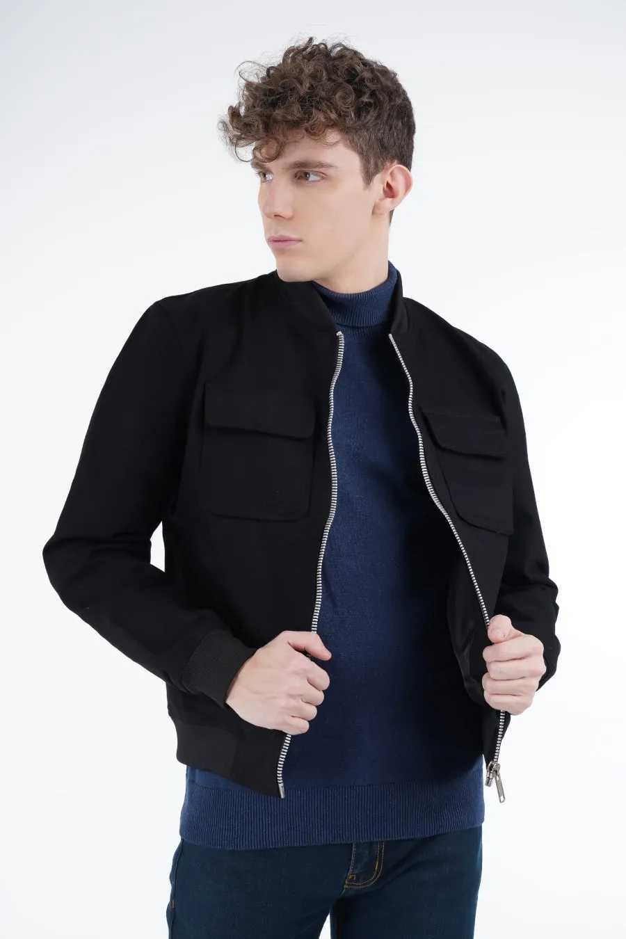 Black Serge Jacket