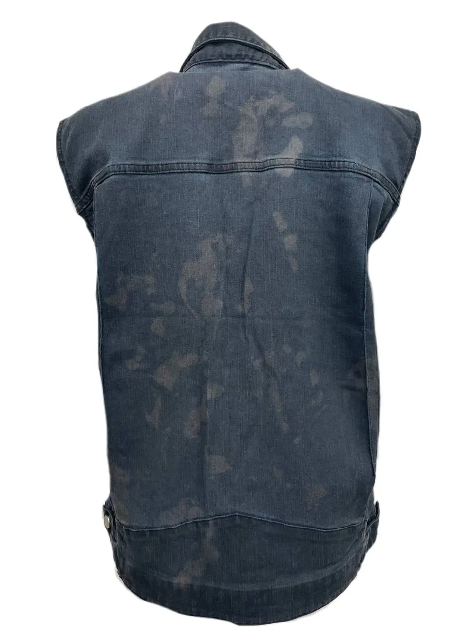 BLK DNM Women's Story Blue Denim Jeans Vest 12 Size Small NWT