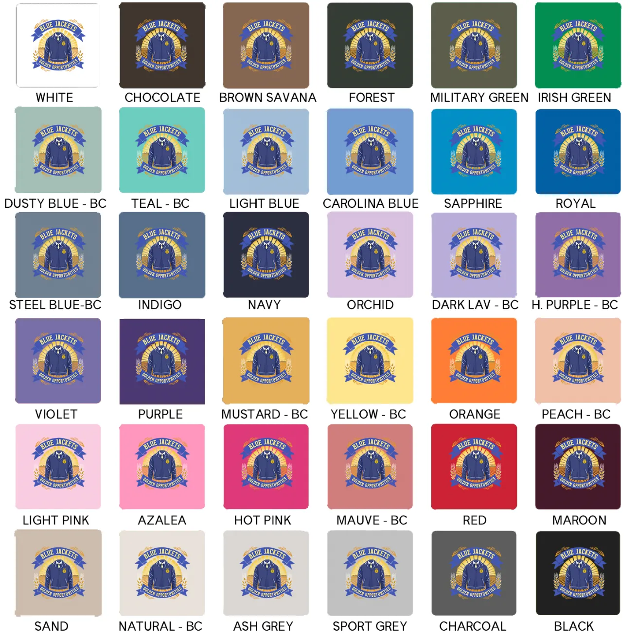 Blue Jackets Golden Opportunities– Hoodie