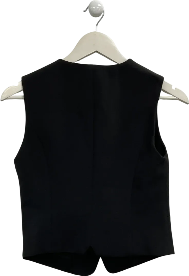 BOA Black Classic Tailored Waistcoat UK XS