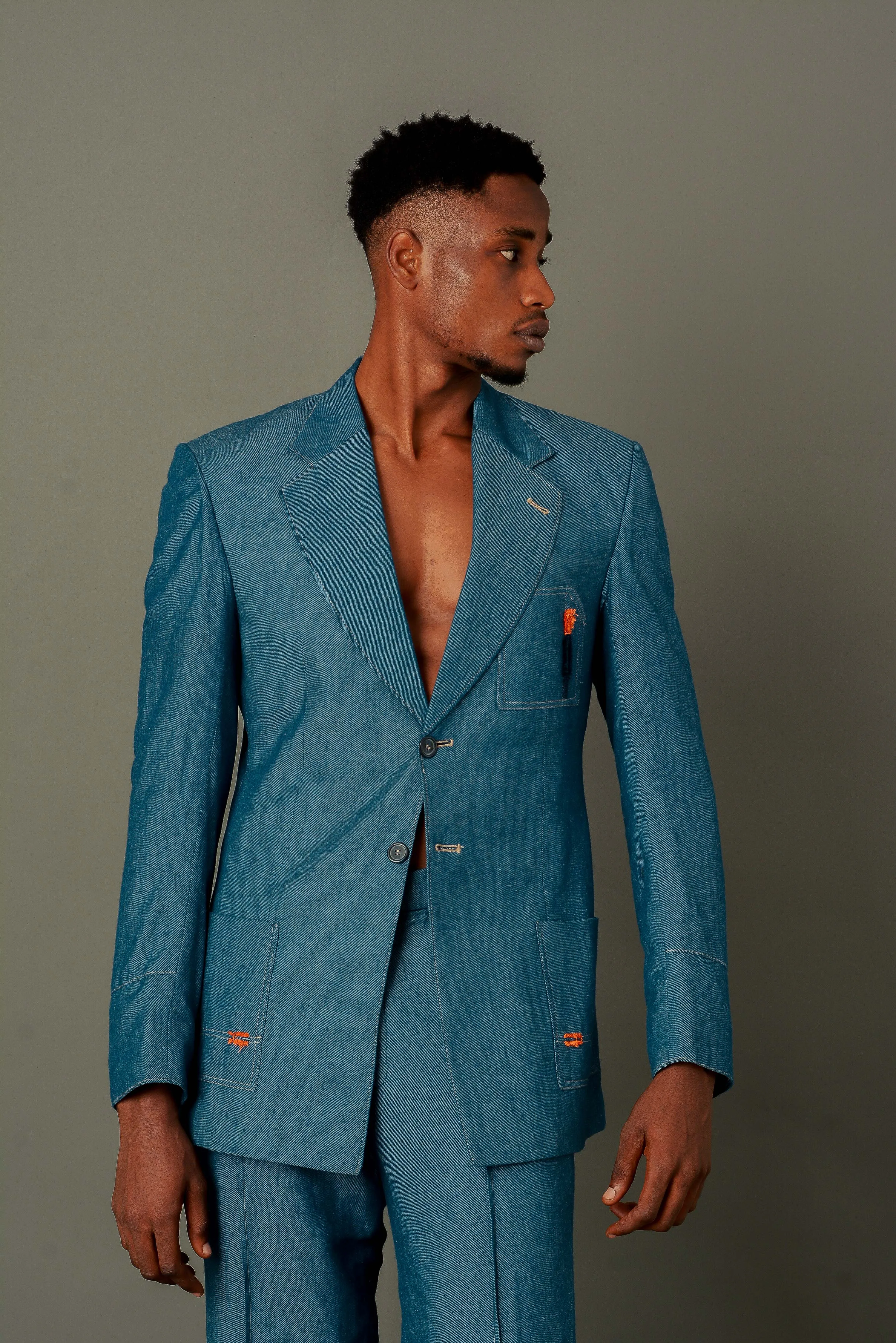 Borno Nomad Denim Suit