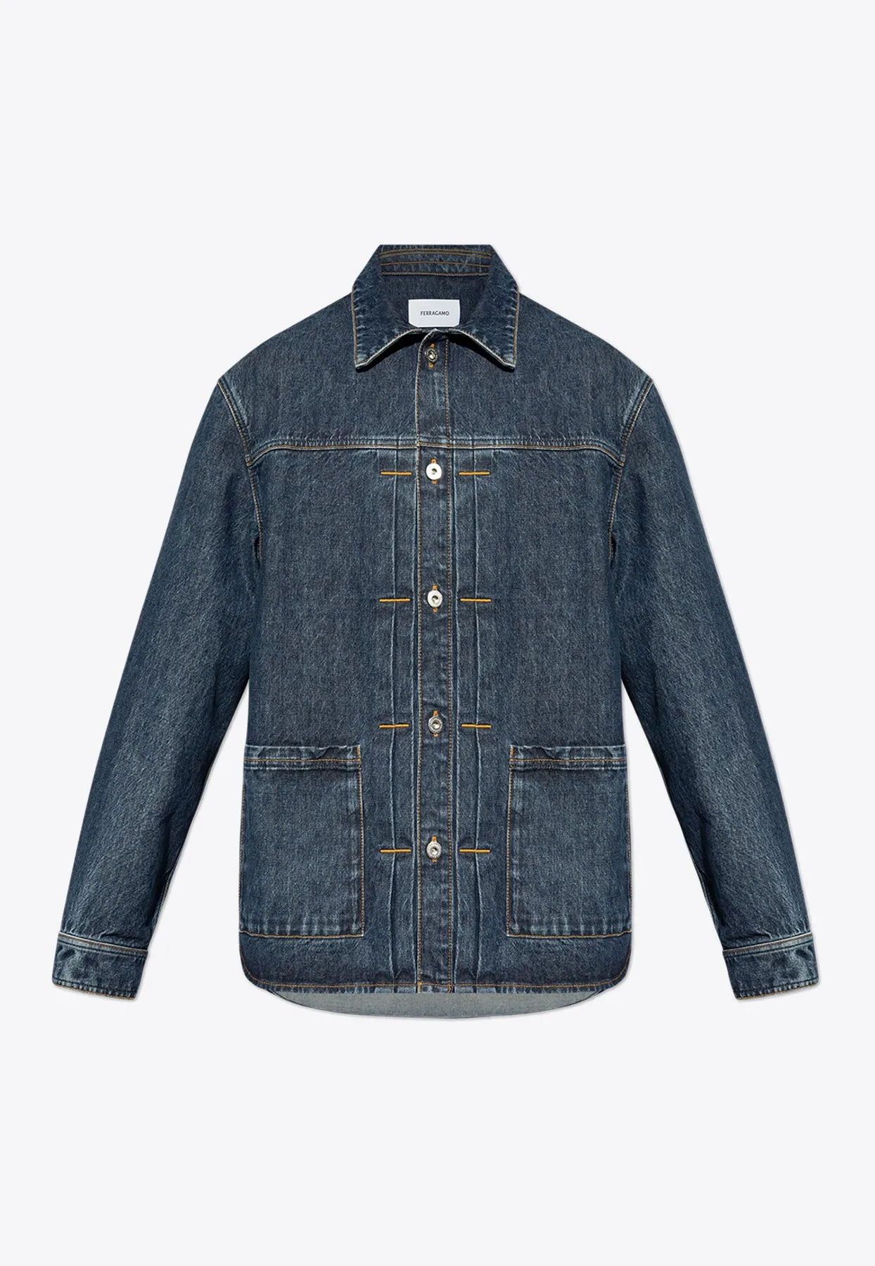 Button-Up Denim Jacket