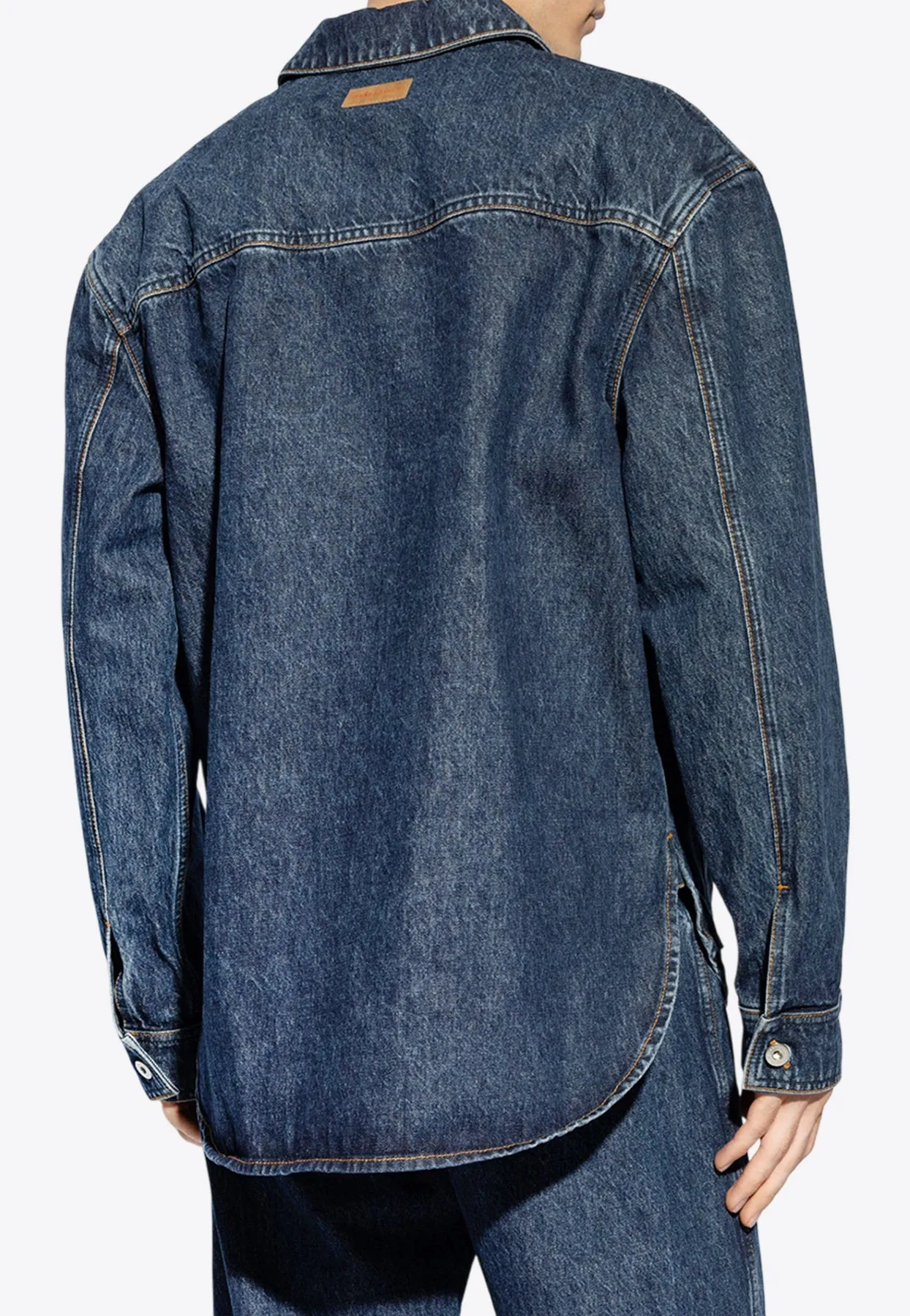 Button-Up Denim Jacket