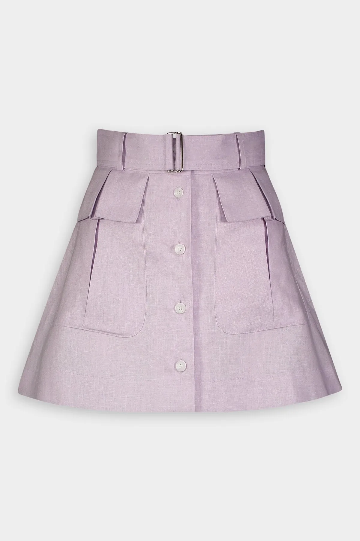 Cargo Mini Skirt in Lavender