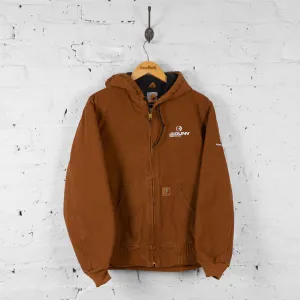 Carhartt Hooded Work Jacket - Brown - S
