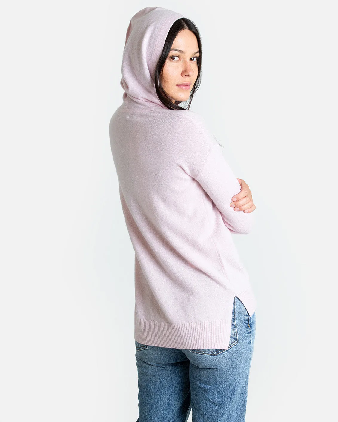 Carly Cashmere Pullover w/ Hood