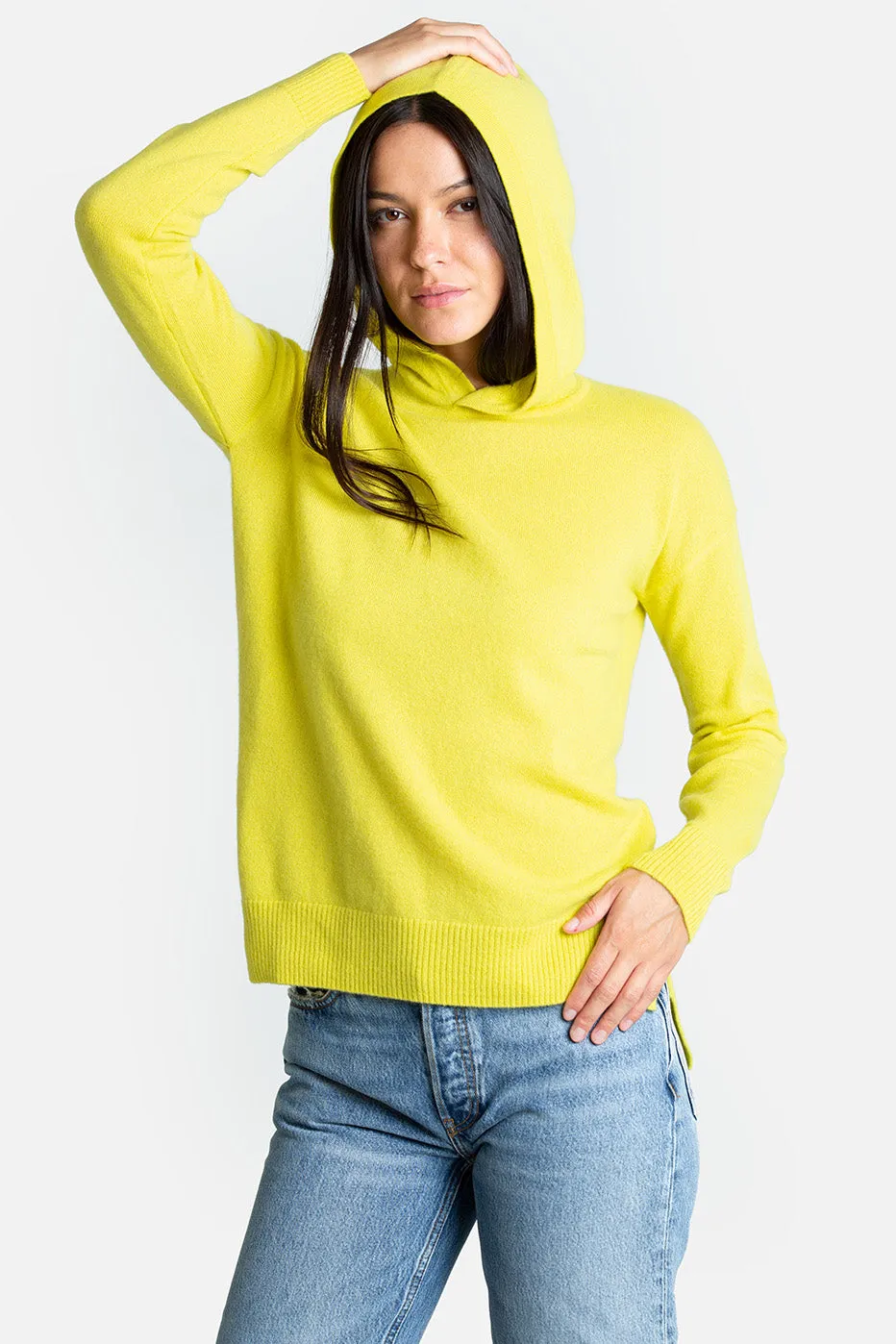 Carly Cashmere Pullover w/ Hood