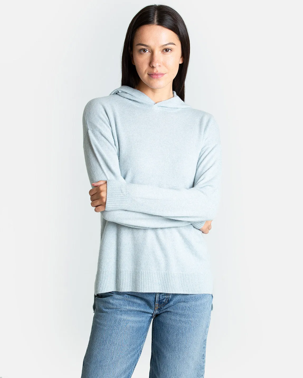 Carly Cashmere Pullover w/ Hood