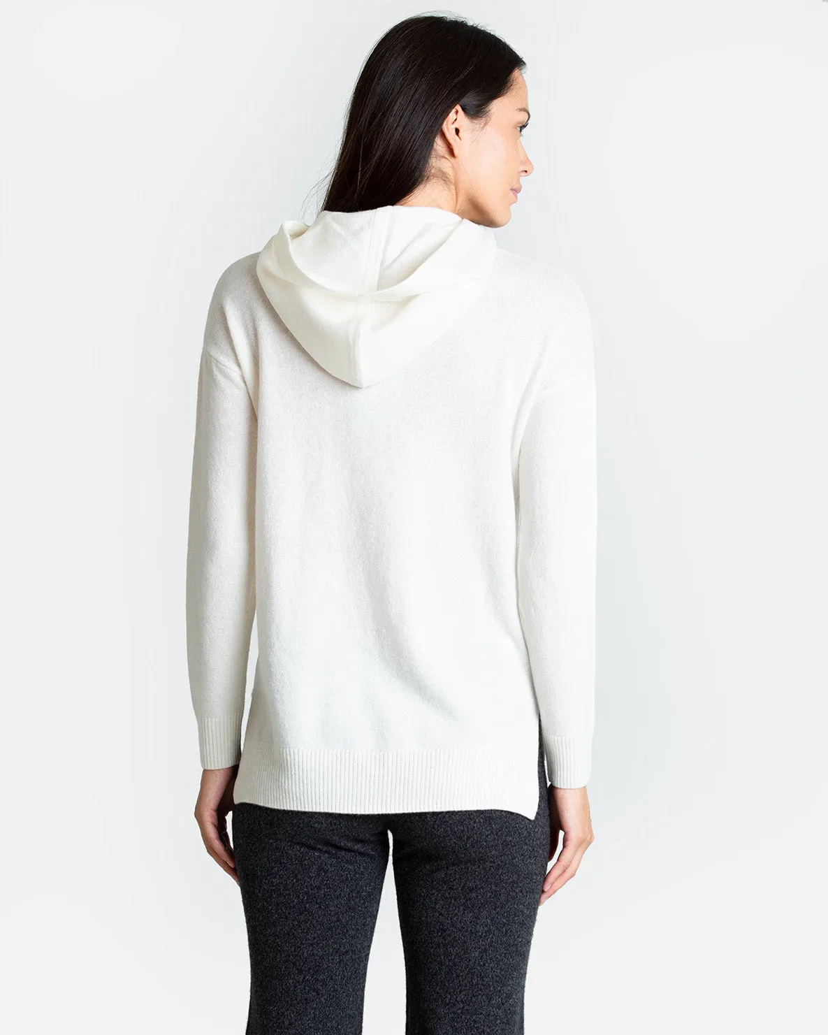 Carly Cashmere Pullover w/ Hood