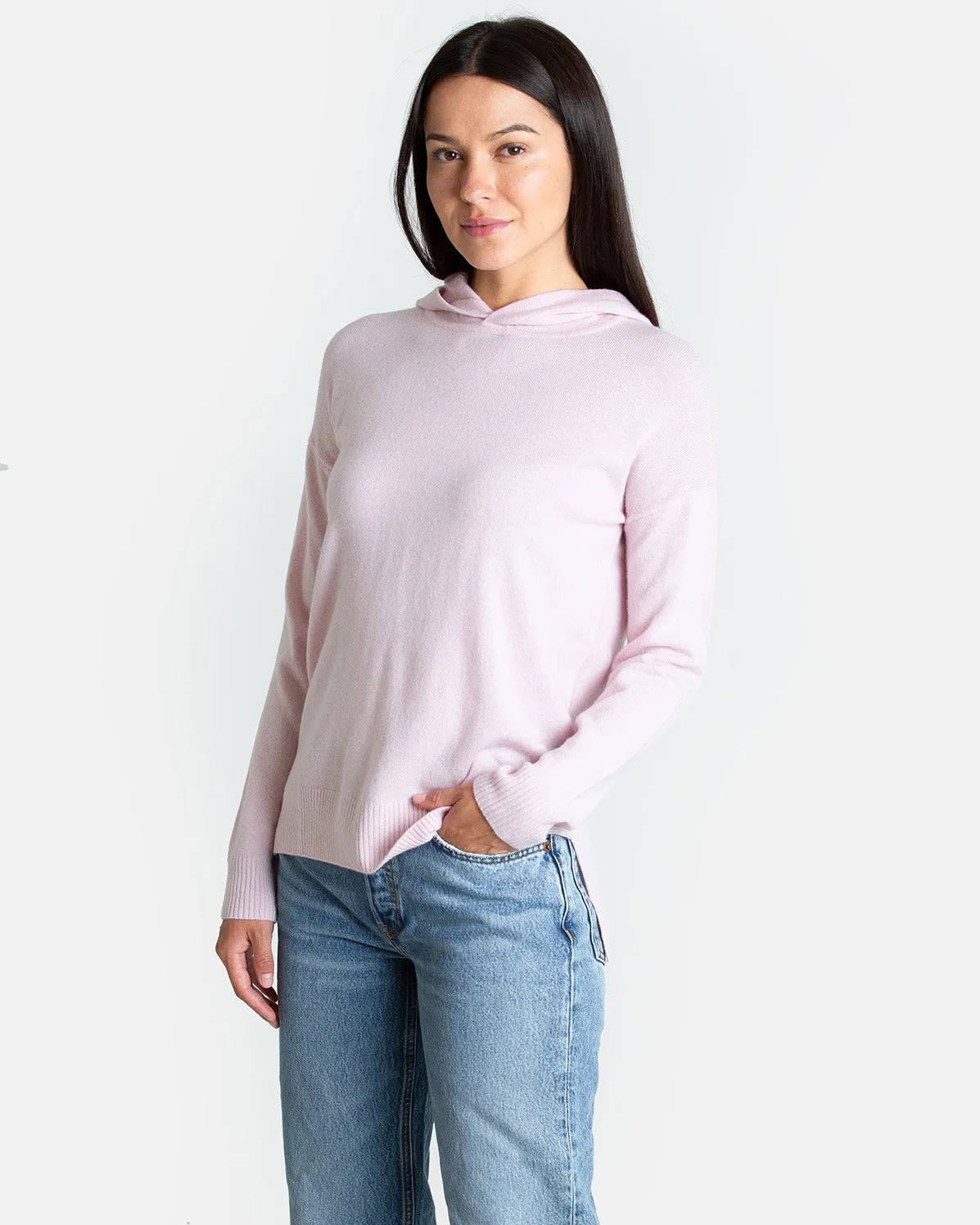 Carly Cashmere Pullover w/ Hood