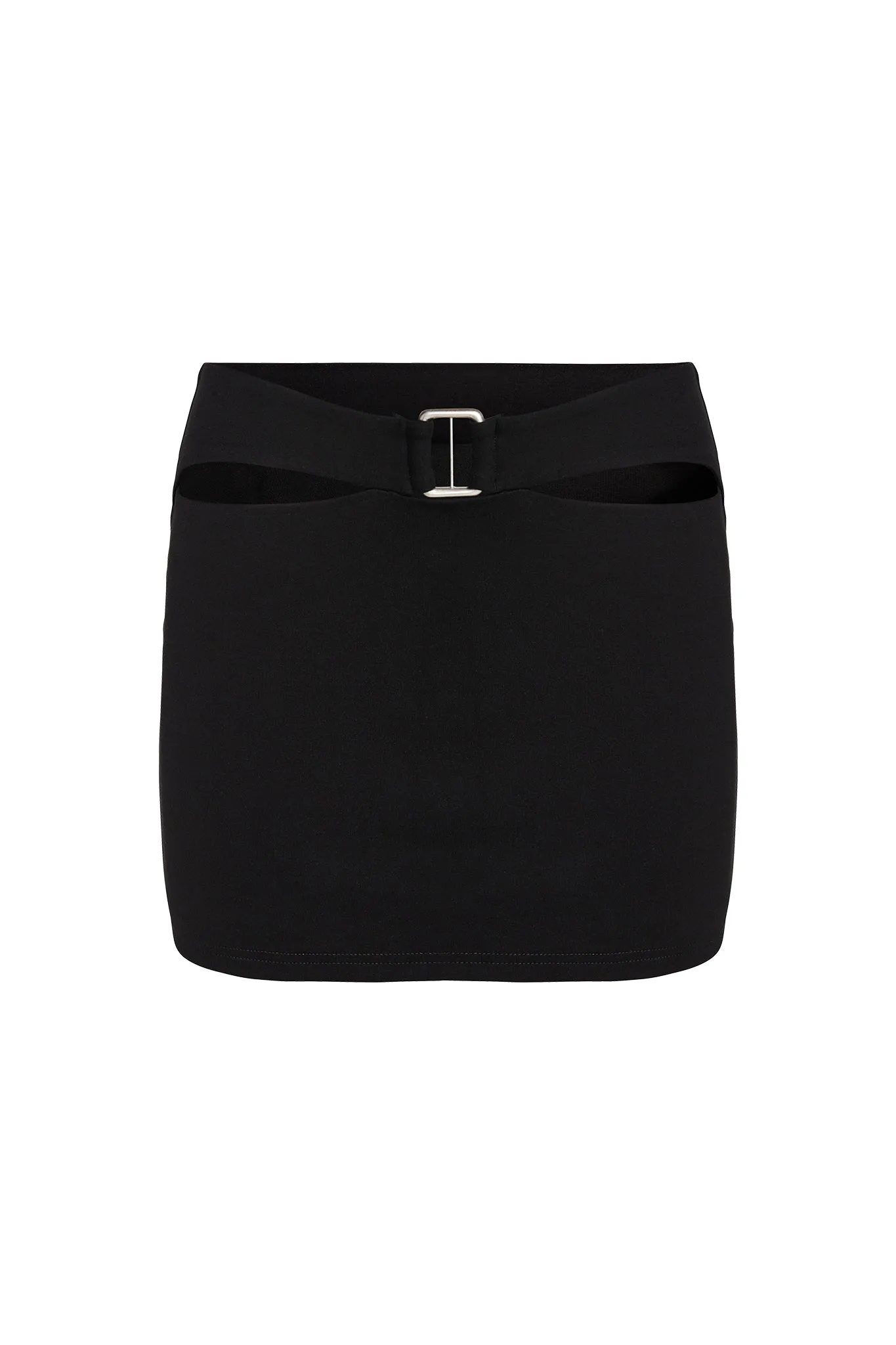CARMINE MINI SKIRT - BLACK