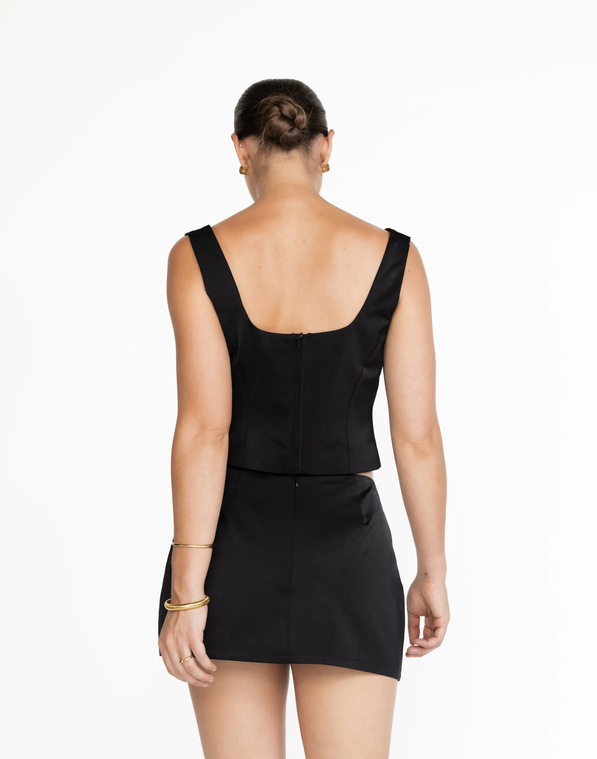 Cascades Mini Skirt (Black)