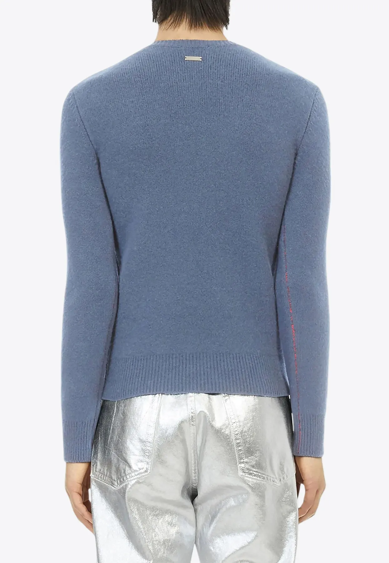 Cashmere-Blend Crewneck Sweater