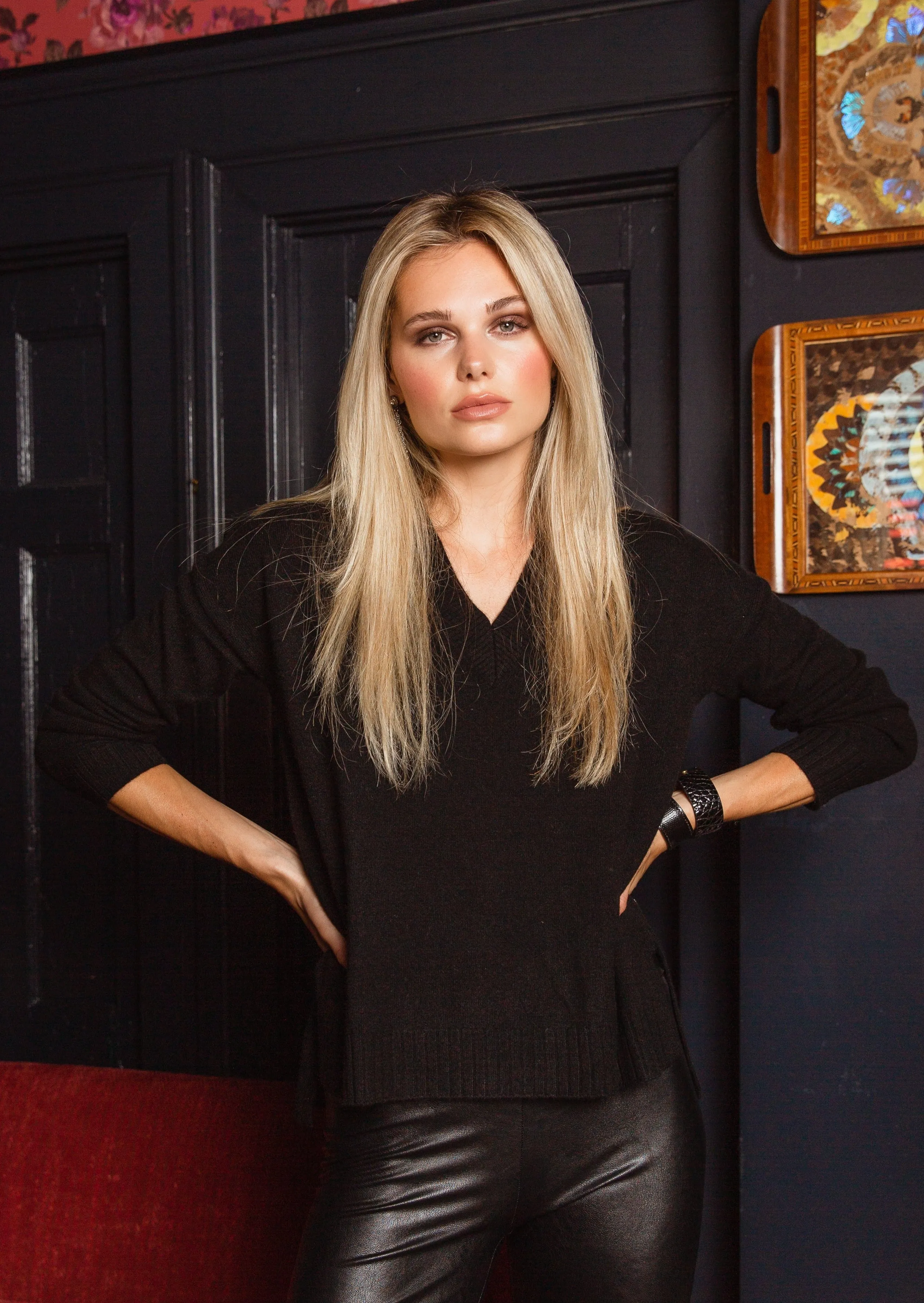 Cashmere Long and Lean V