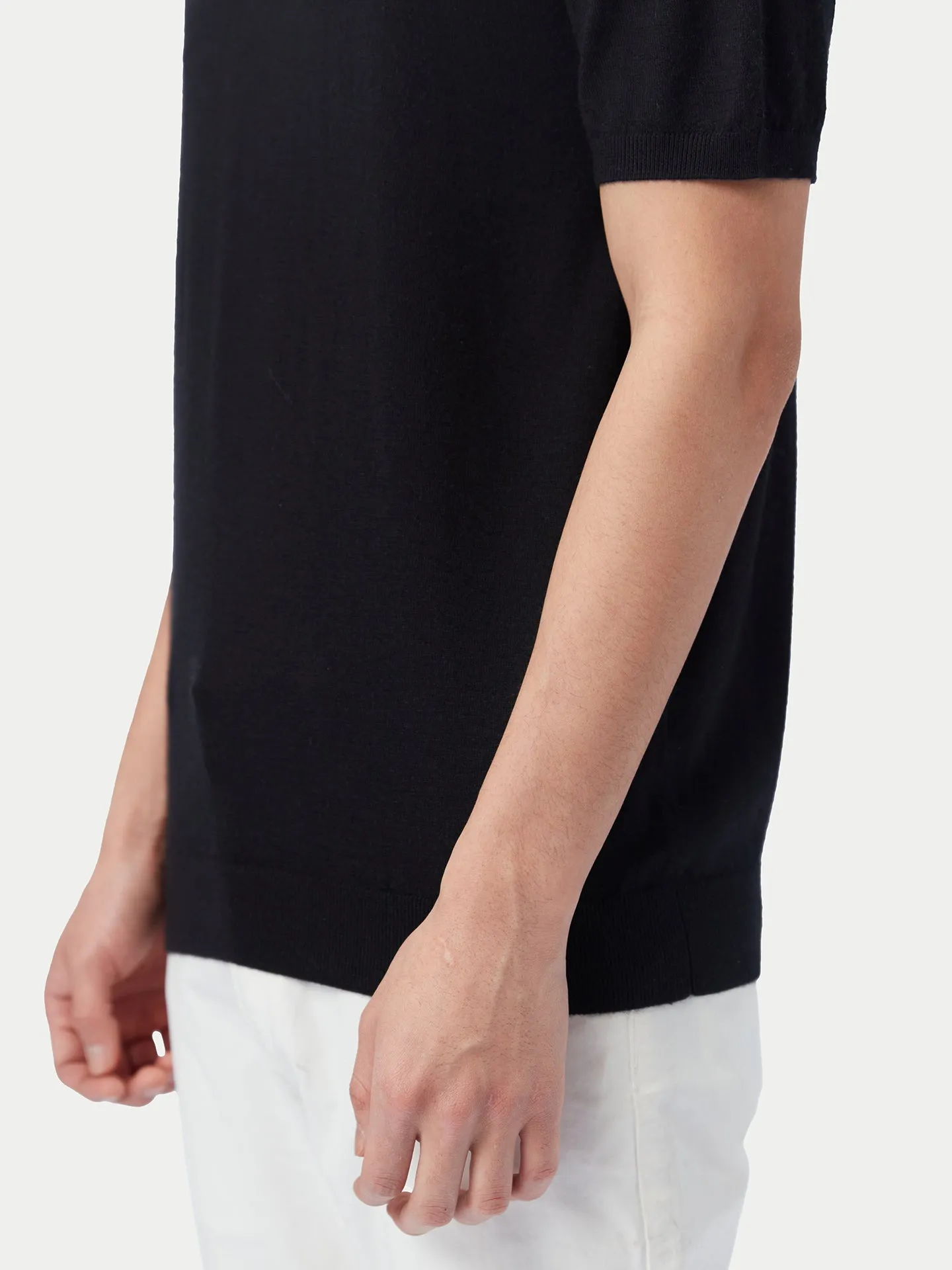 Cashmere Silk Polo Shirt