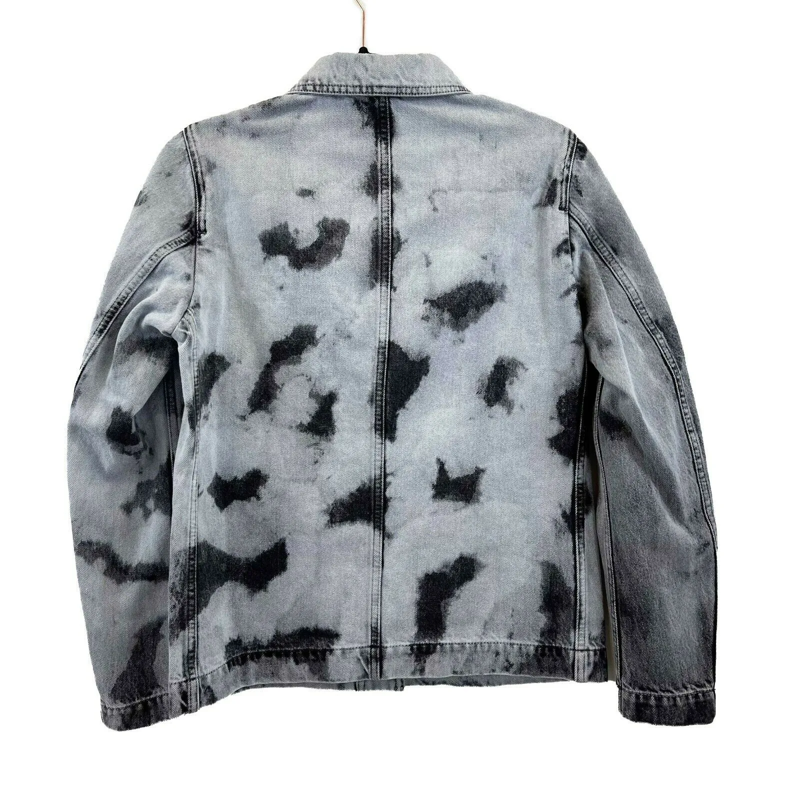 Christian Dior - SS 2020 Bleached Denim Jacket - Blue / Black - S 34 US 2 - NWT