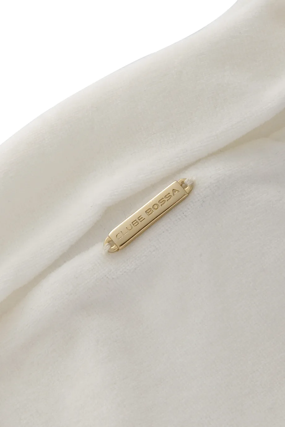 CLUBE BOSSA VELOUR Short Ivory Skirt