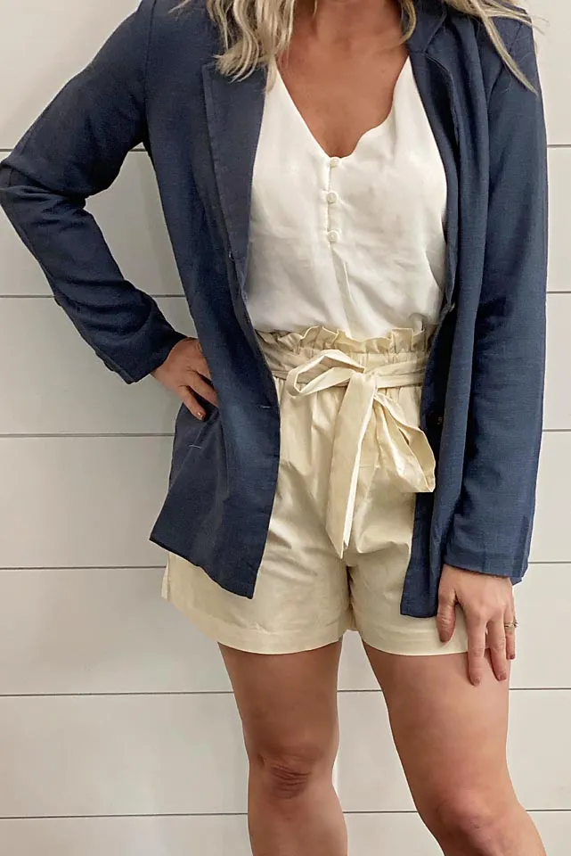 Coastal Linen Blazer