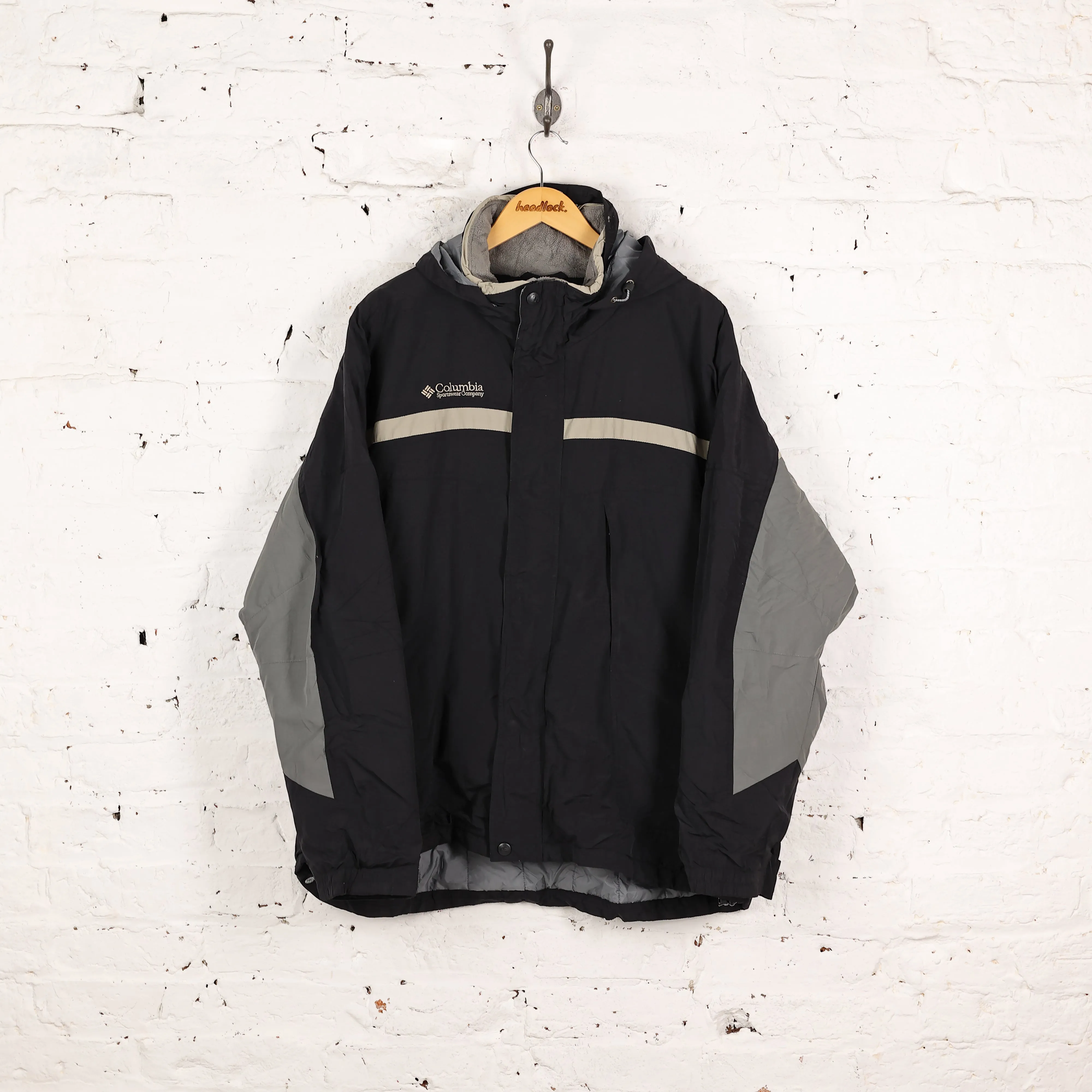 Columbia Rain Jacket - Black - XL