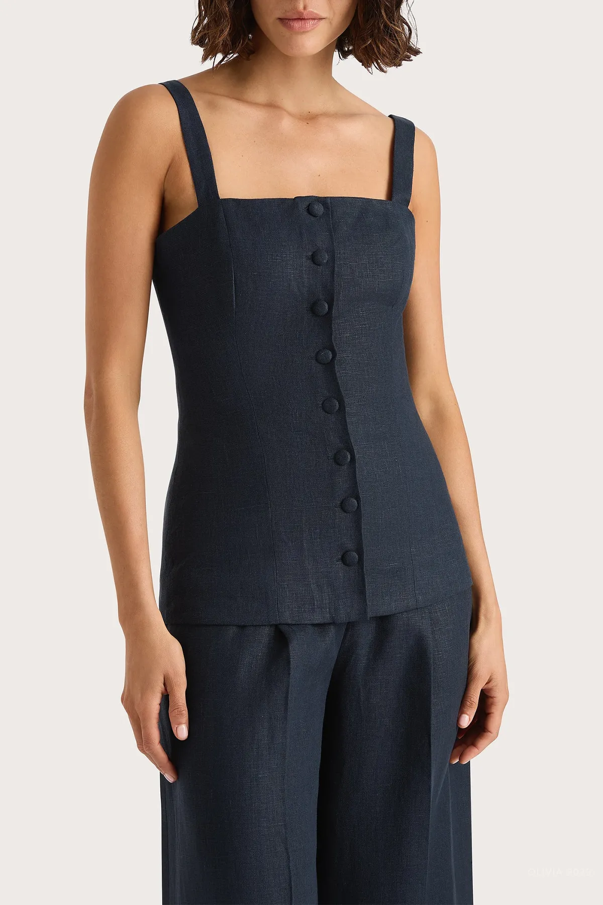 Corbiere Vest in Navy