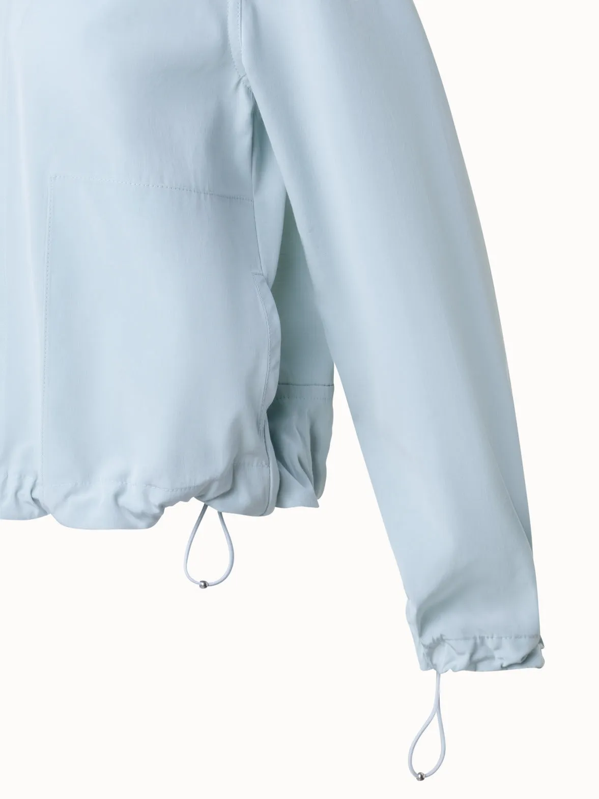 Cotton Taffeta Blouson